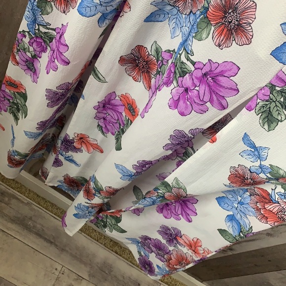 Crystal Sky flower open back maxi dress size 7 - Picture 5 of 11